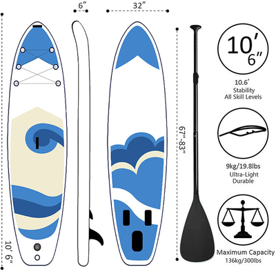 Custom Touring Sup Board Inflatable Sup Stand Paddle Board