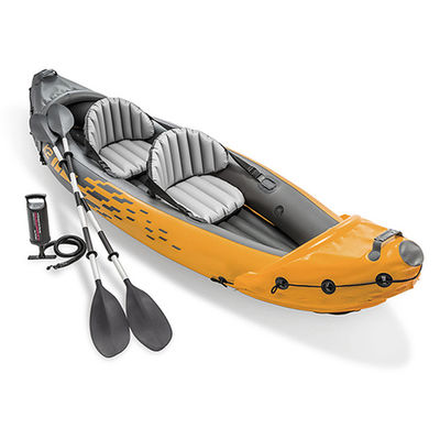 2 People PVC Inflatable Kayak Boat 3.12m*0.91m Portable Easy Carry