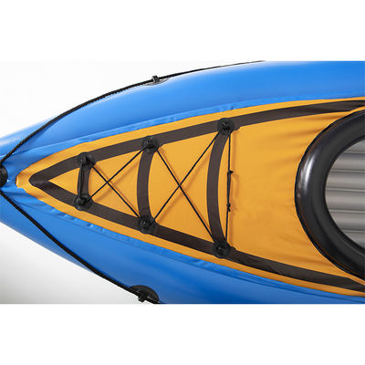 2.75m*0.81m PVC Inflatable Kayak One Man Rowing Fishing Canoe Boat Outdoor